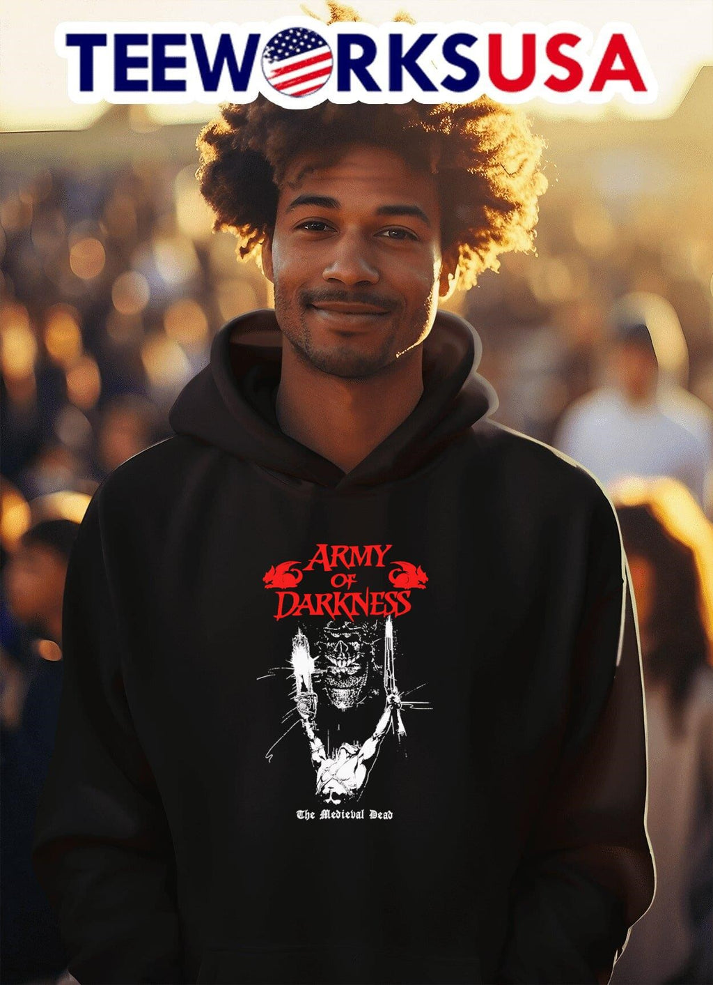 Army of Darkness the medieval dead - Adult & Kids T-Shirts, Sweatshirts & Hoodies apparel design preview 2