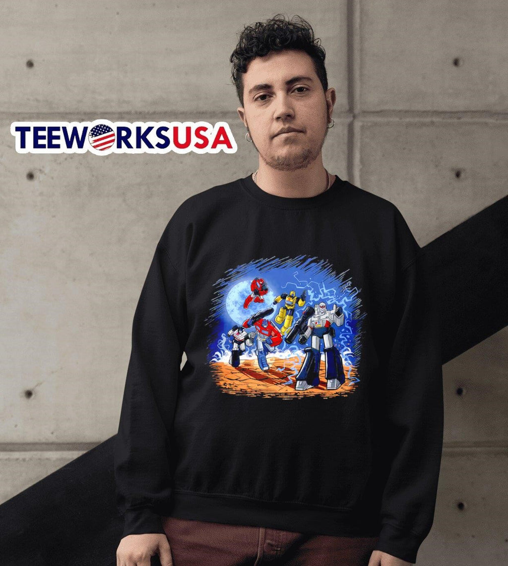 Transformers bots cover cartoon - Adult & Kids T-Shirts, Sweatshirts & Hoodies apparel design preview 3