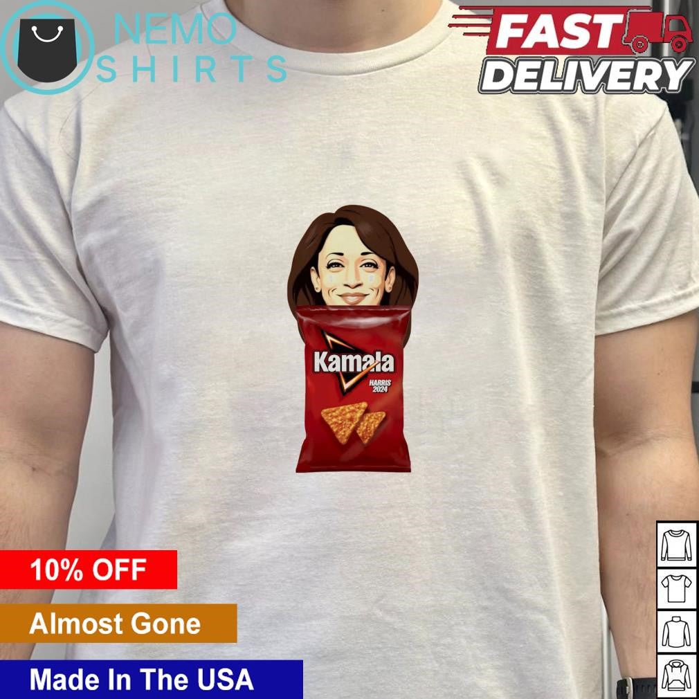 Kamala Harris 2024 Nacho cheese chips - Adult & Kids T-Shirts, Sweatshirts & Hoodies apparel design preview 5