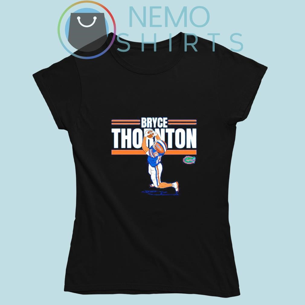 Bryce Thornton Florida Gators cartoon player - Adult & Kids T-Shirts, Sweatshirts & Hoodies apparel design preview 5
