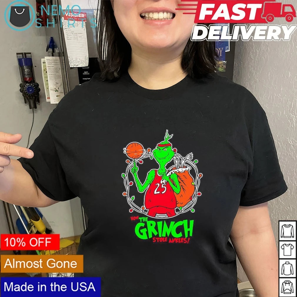 How The Grinch Stole Ankles Green Christmas - Adult & Kids T-Shirts, Sweatshirts & Hoodies apparel design preview 2