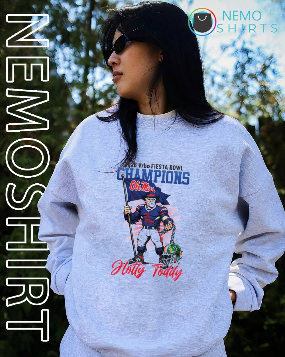 Ole Miss Rebels take Miami helmet 2026 Vrbo Fiesta - Adult & Kids T-Shirts, Sweatshirts & Hoodies apparel design preview 2