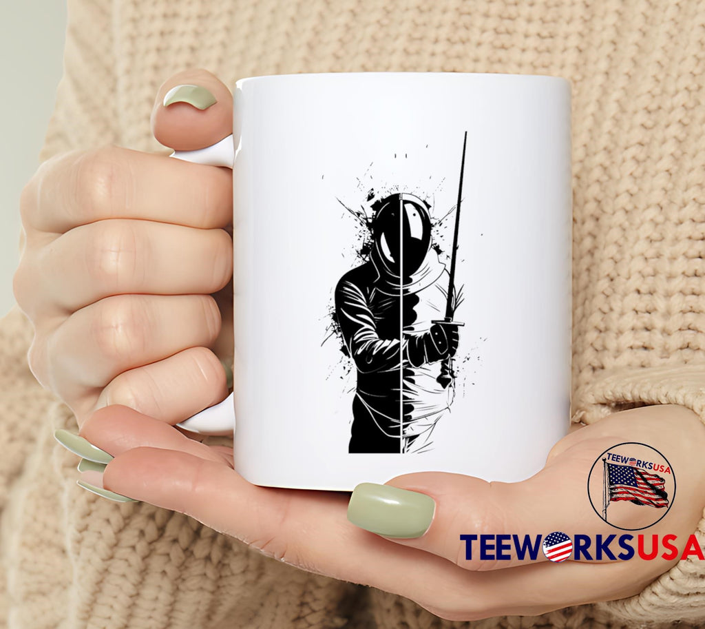 Fencing Strip swordsman - Adult & Kids T-Shirts, Sweatshirts & Hoodies apparel design preview 6