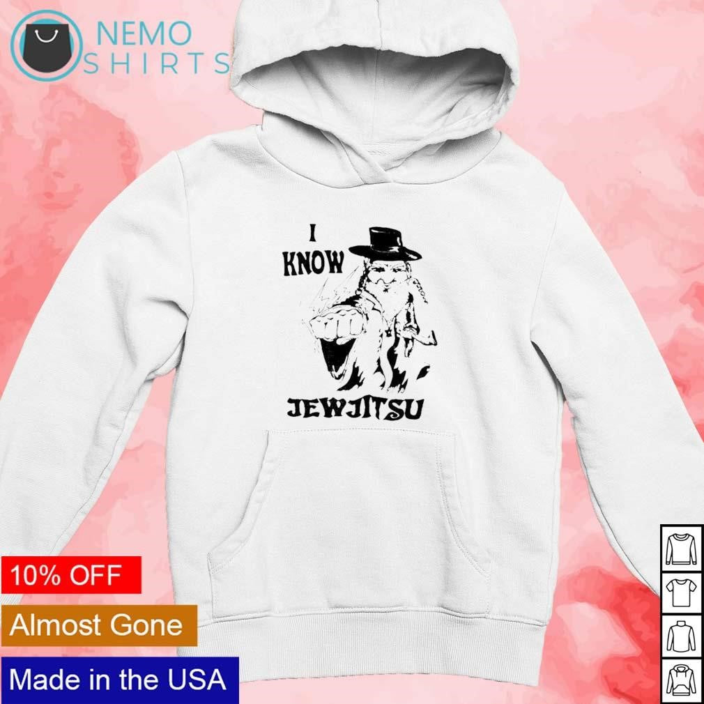 Calle Delfino I know Jew Jitsu - Adult & Kids T-Shirts, Sweatshirts & Hoodies apparel design preview 2