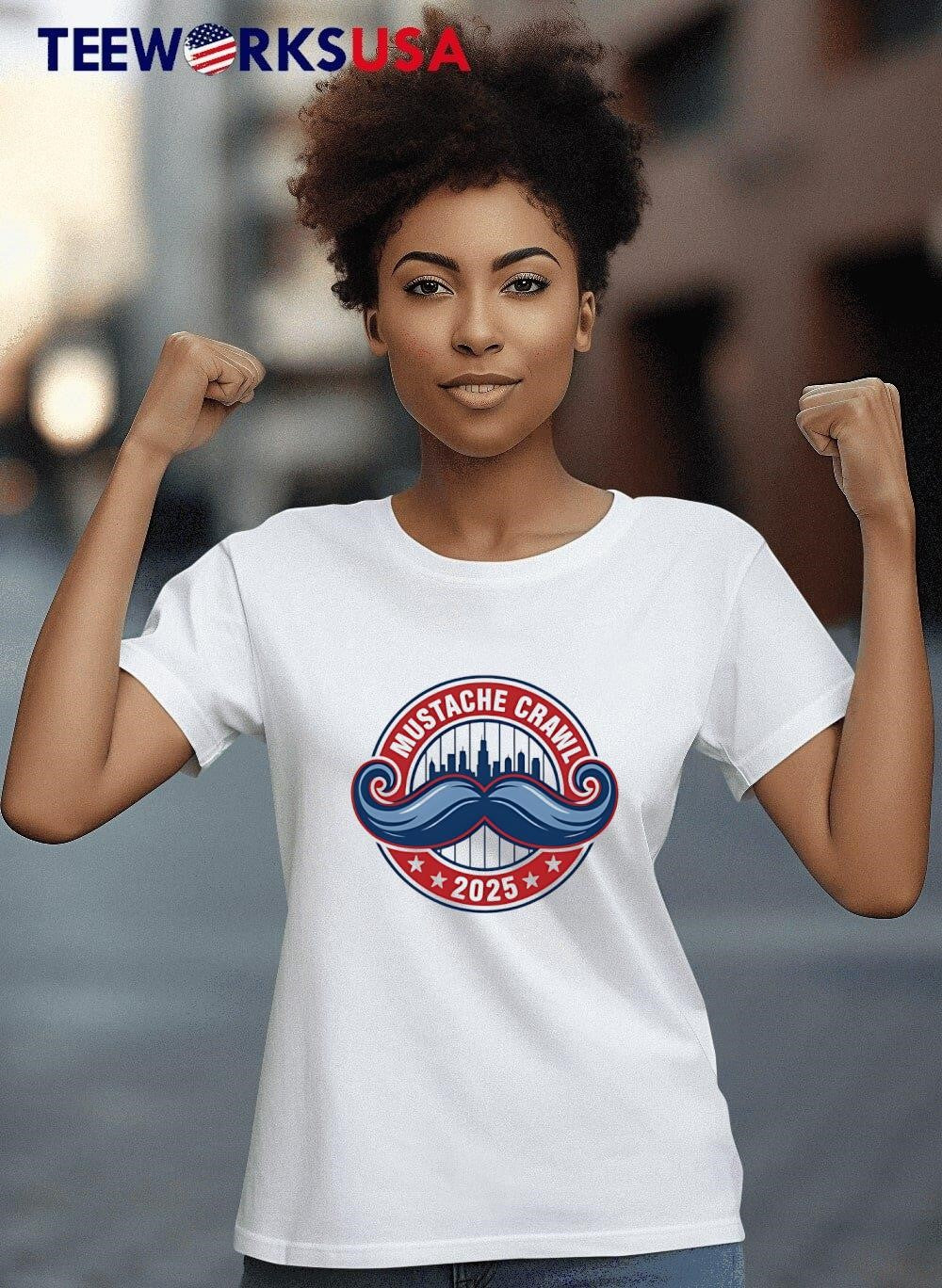 Mustache crawl 2025 - Adult & Kids T-Shirts, Sweatshirts & Hoodies apparel design preview 8