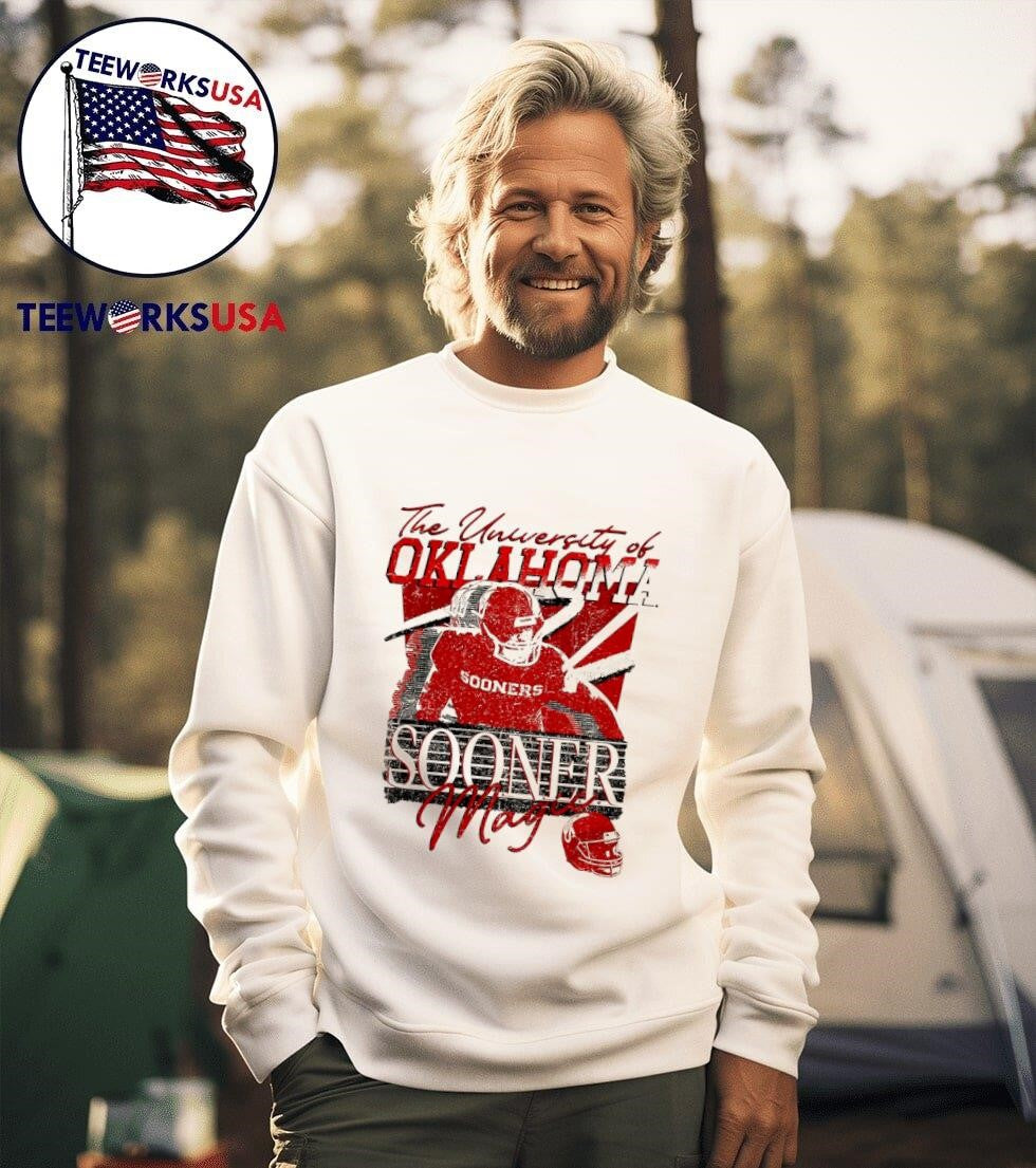 The university of Oklahoma Sooners magic vintage - Adult & Kids T-Shirts, Sweatshirts & Hoodies apparel design preview 3