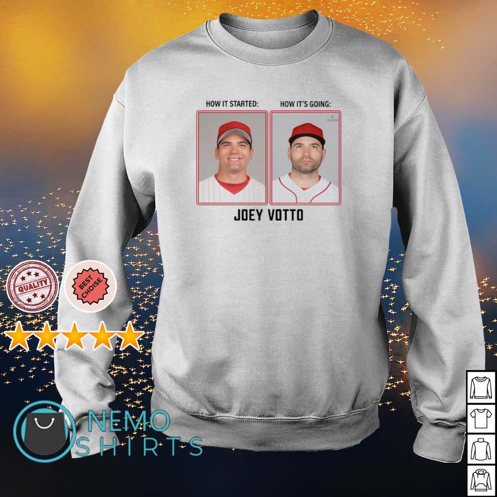 How it started it's going Joey Votto - Adult & Kids T-Shirts, Sweatshirts & Hoodies apparel design preview 4