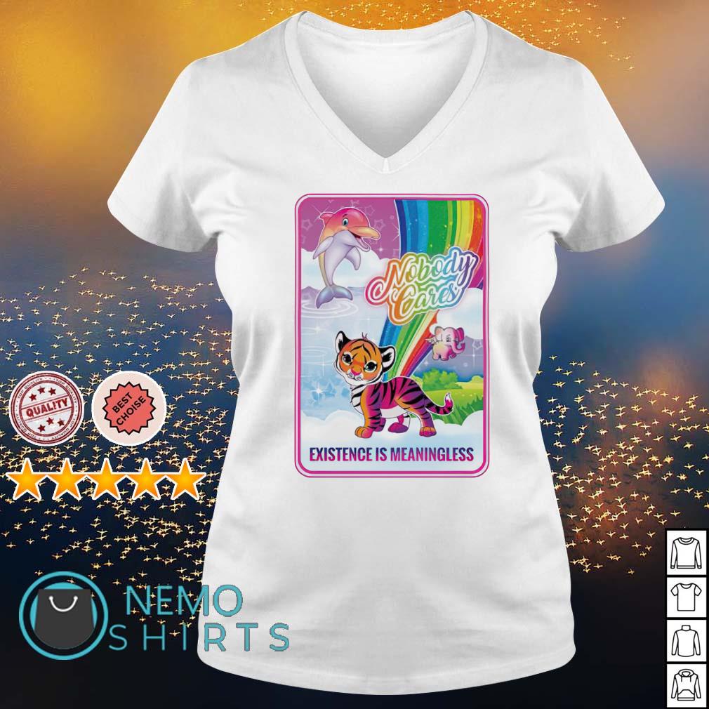 Rainbow nobody existence is meaningless - Adult & Kids T-Shirts, Sweatshirts & Hoodies apparel design preview 5