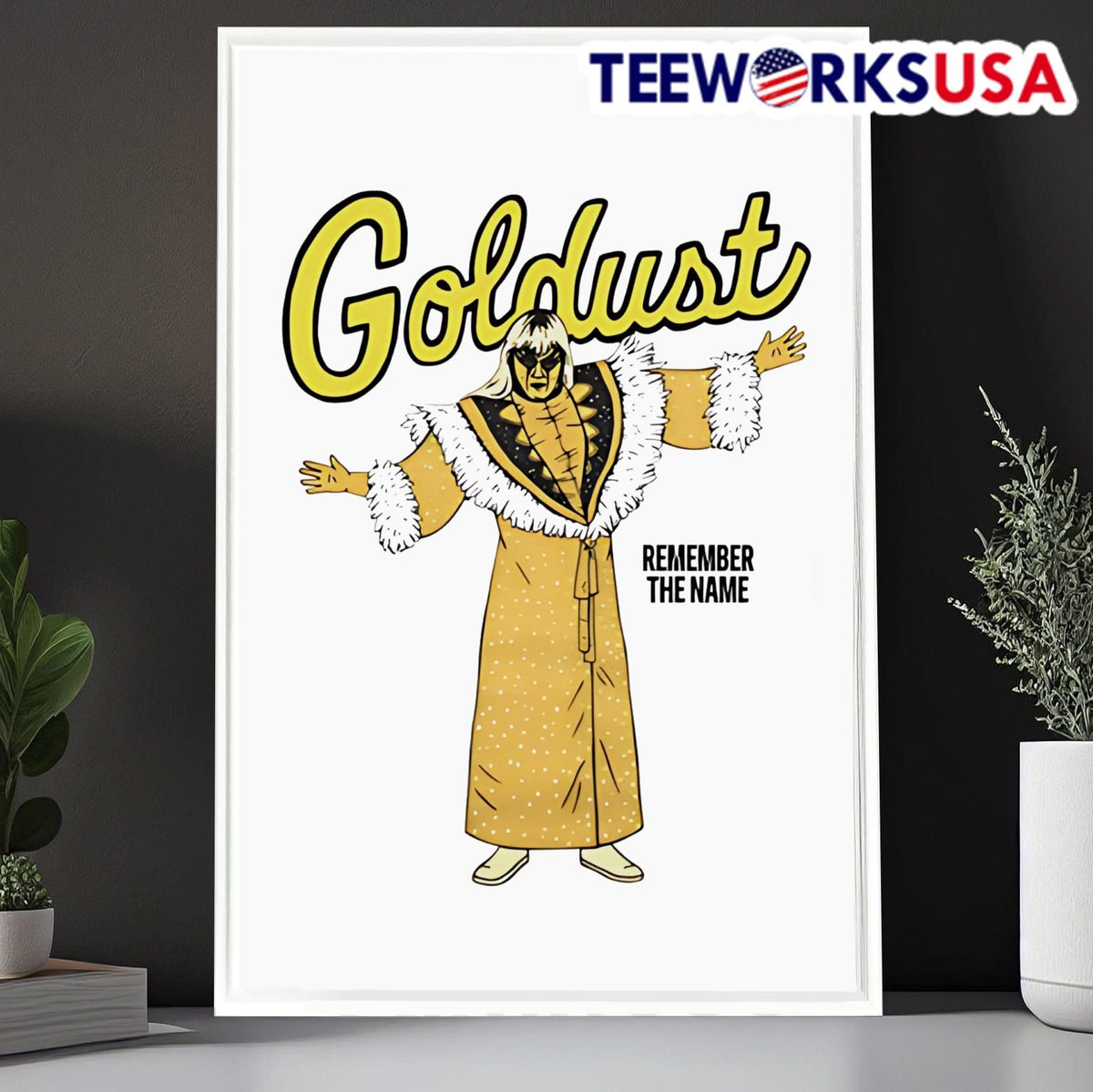Goldust Remember The Name - Adult & Kids T-Shirts, Sweatshirts & Hoodies apparel design preview 6