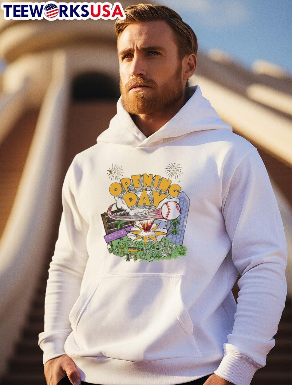San Diego Baseball Chaos Opening Day Madness - Adult & Kids T-Shirts, Sweatshirts & Hoodies apparel design preview 2