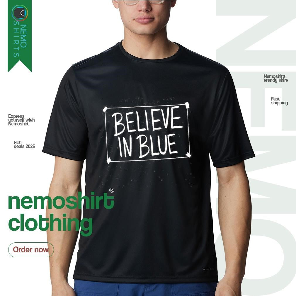 Believe in blue - Adult & Kids T-Shirts, Sweatshirts & Hoodies apparel design preview 1