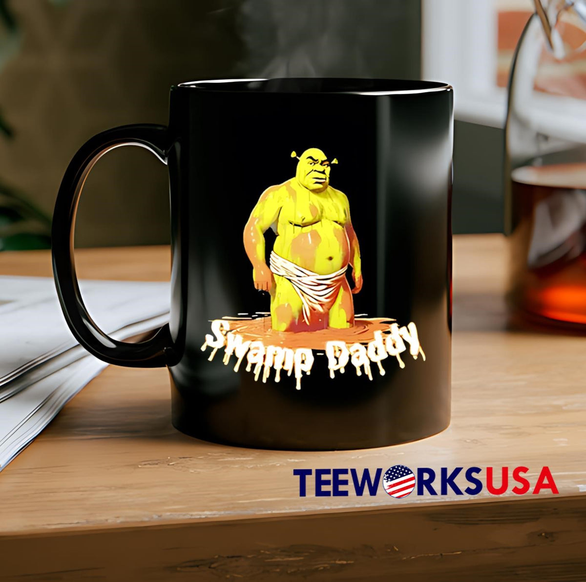 Swamp Daddy Shrek - Adult & Kids T-Shirts, Sweatshirts & Hoodies apparel design preview 2