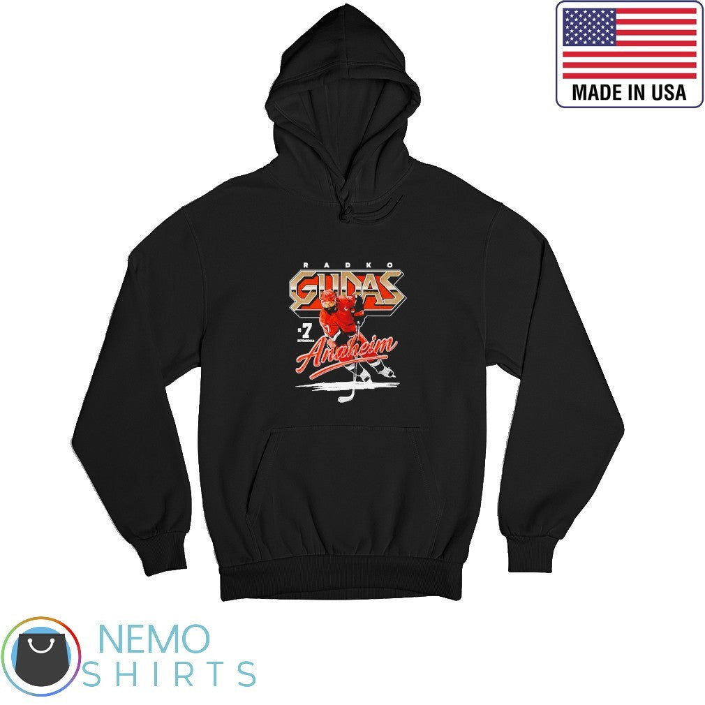 Radko Gudas Anaheim Ducks vintage graphic - Adult & Kids T-Shirts, Sweatshirts & Hoodies apparel design preview 2