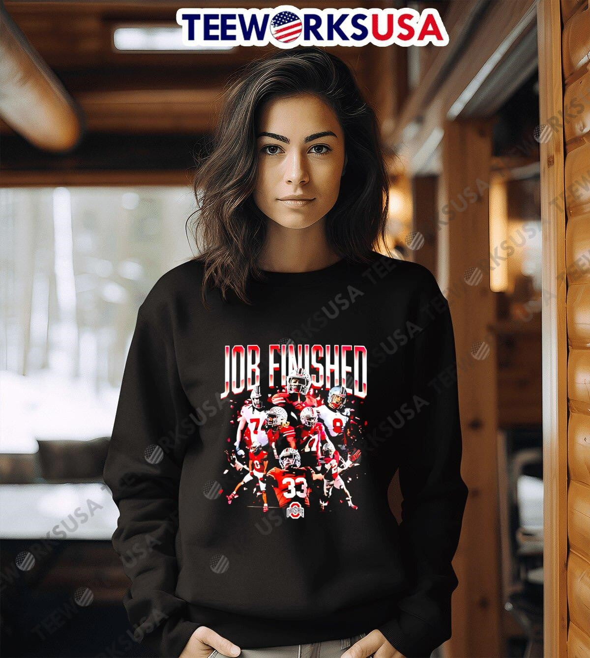 Ohio State Buckeyes College Football Playoff National - Adult & Kids T-Shirts, Sweatshirts & Hoodies apparel design preview 6
