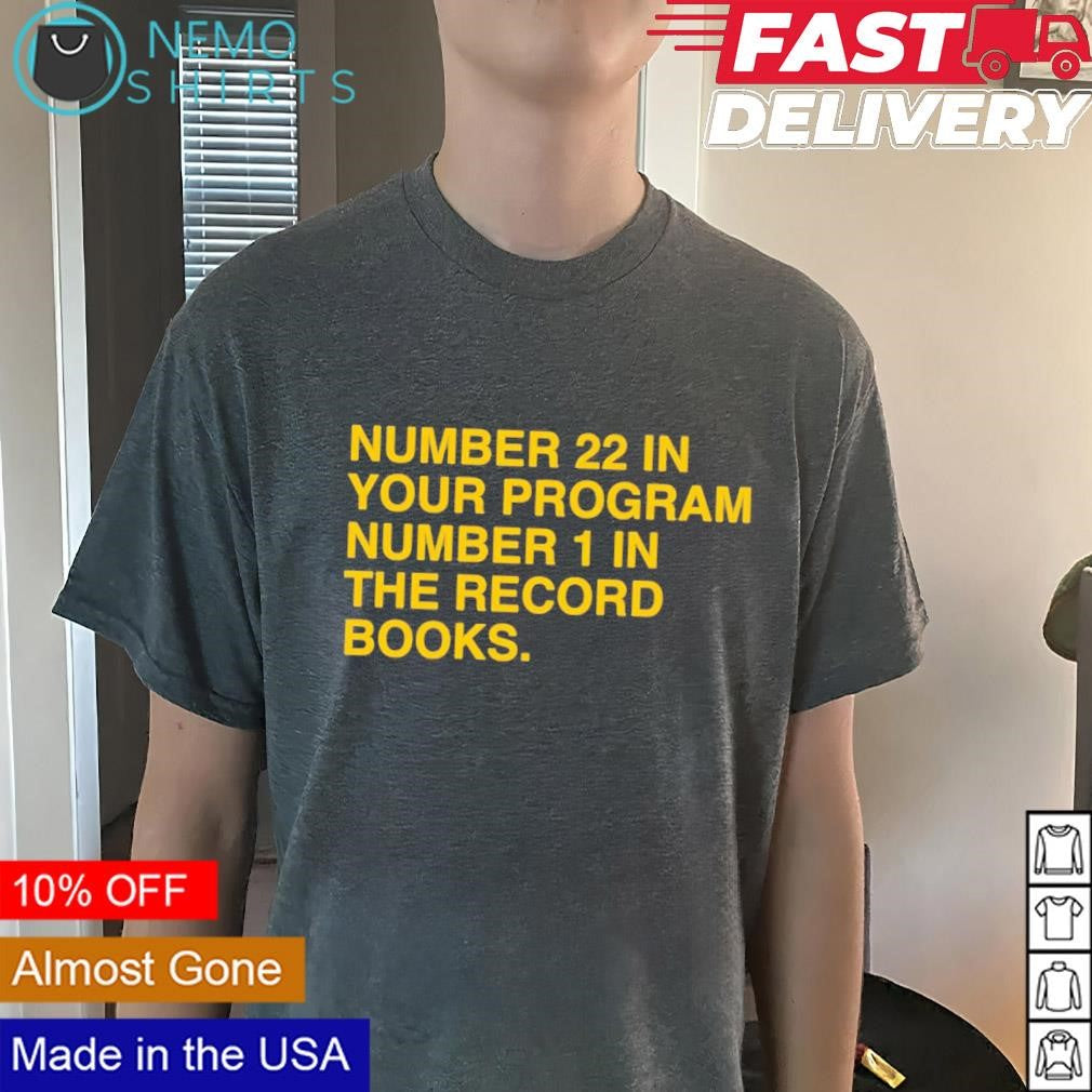 Caitlin Clark number 22 in your program 1 the record - Adult & Kids T-Shirts, Sweatshirts & Hoodies apparel design preview 3