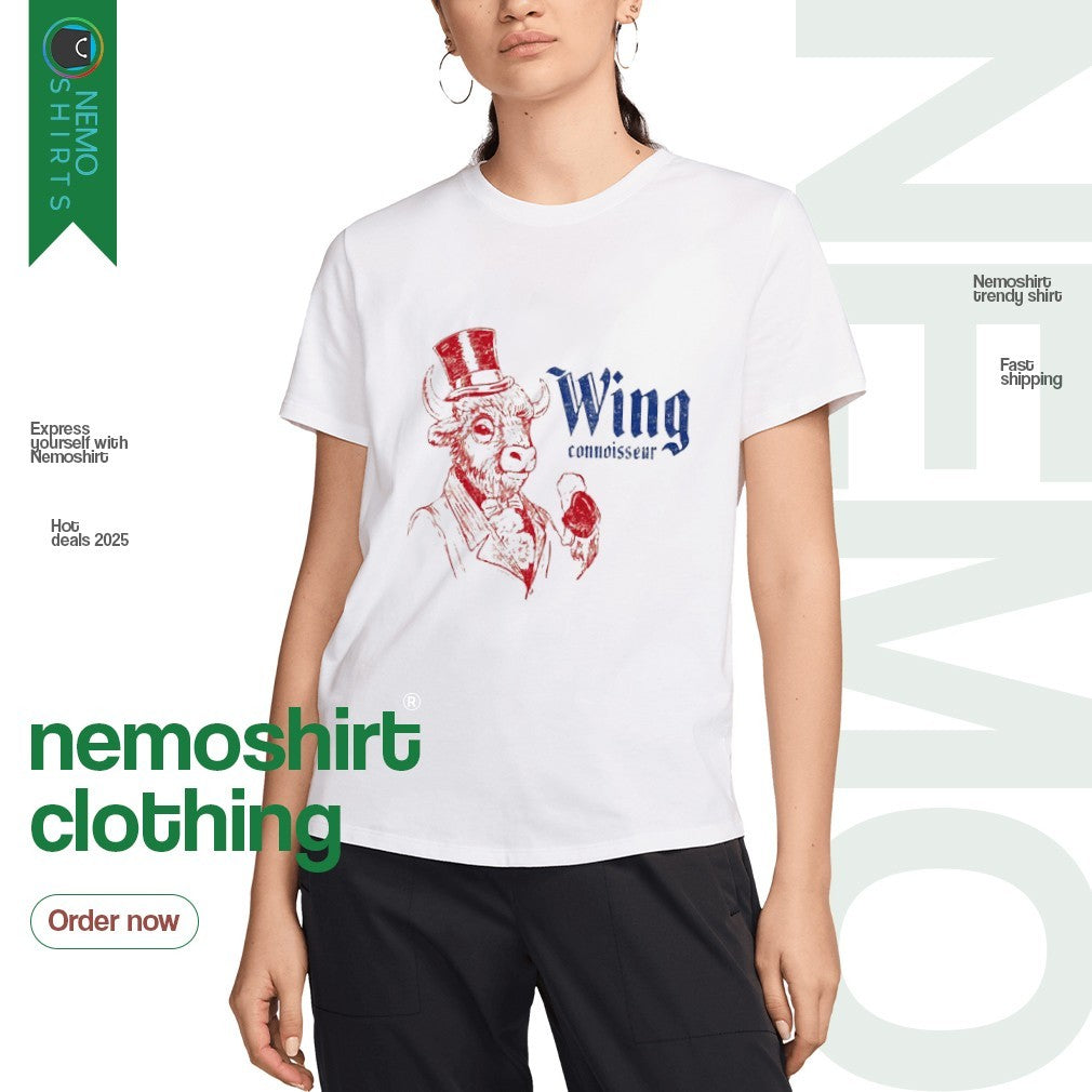 Wing connoisseur Buffalo Bills - Adult & Kids T-Shirts, Sweatshirts & Hoodies apparel design preview 3