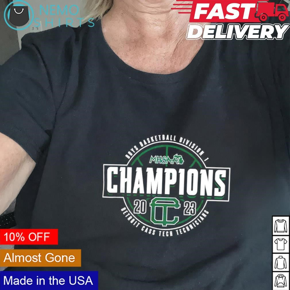 2023 MHSAA boys basketball D1 champions Detroit cass - Adult & Kids T-Shirts, Sweatshirts & Hoodies apparel design preview 1