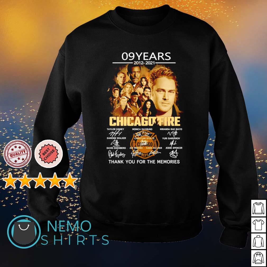 09 years 2012 2021 Chicago Fire thank you for the - Adult & Kids T-Shirts, Sweatshirts & Hoodies product image 4