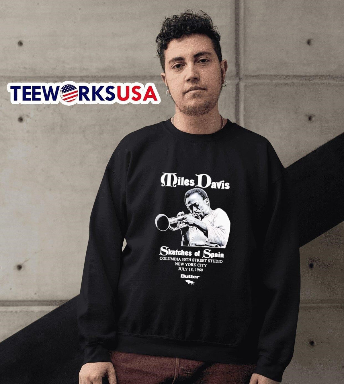 Miles Davis Sketches Of Spain - Adult & Kids T-Shirts, Sweatshirts & Hoodies apparel design preview 6