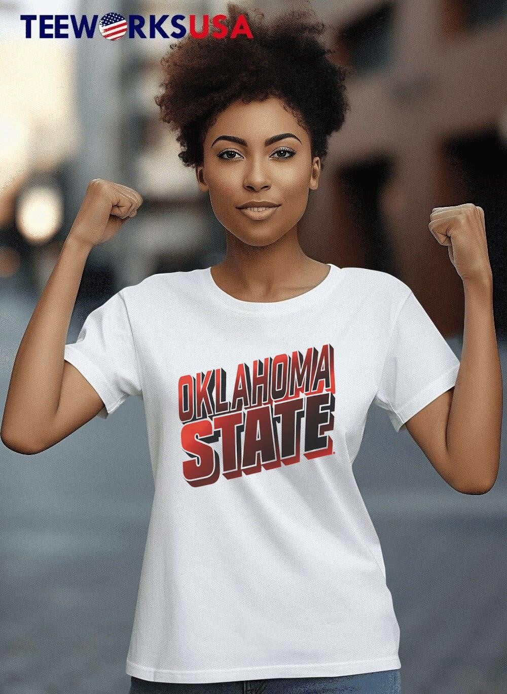 Oklahoma State University Block Letters Logo - Adult & Kids T-Shirts, Sweatshirts & Hoodies apparel design preview 8