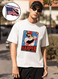 Harper First Baseman Philadelphia baseball poster - Adult & Kids T-Shirts, Sweatshirts & Hoodies apparel design preview 1