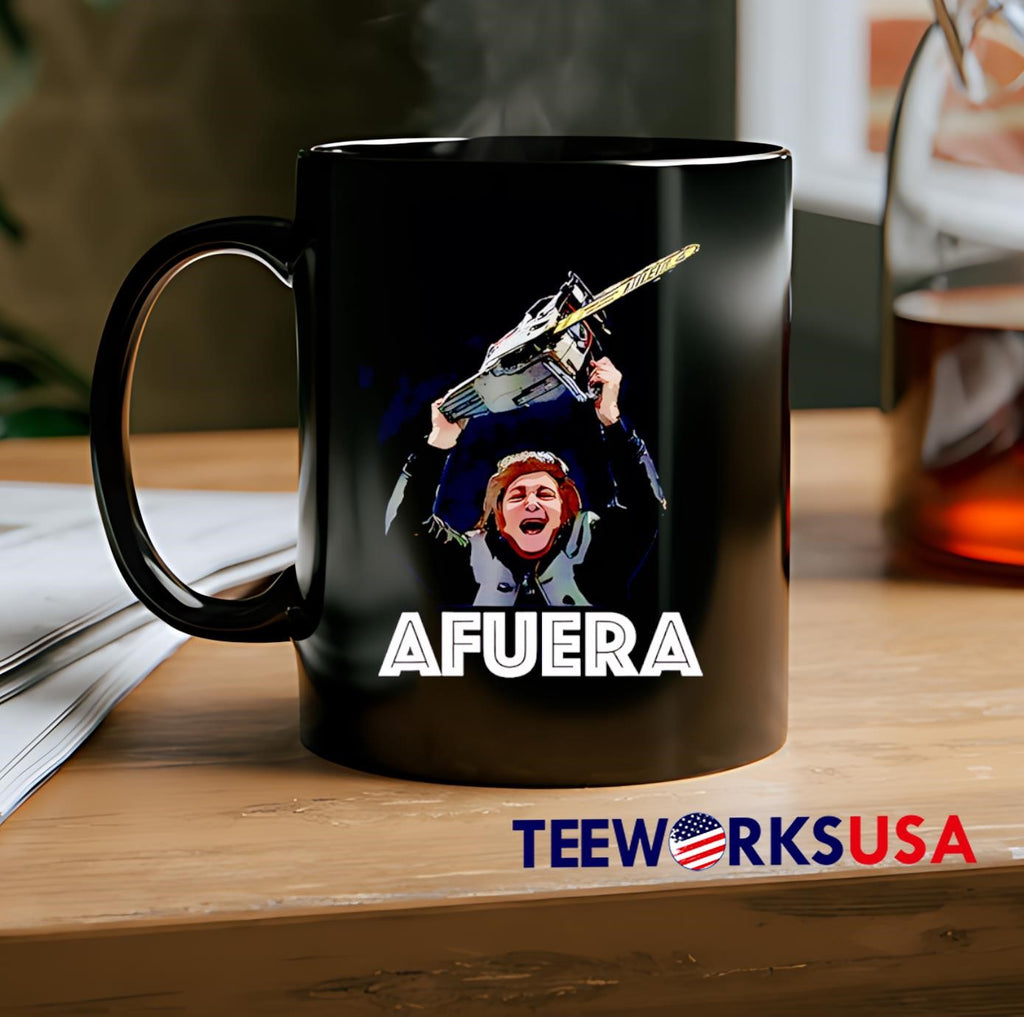 President Milei Afuera saw - Adult & Kids T-Shirts, Sweatshirts & Hoodies apparel design preview 2