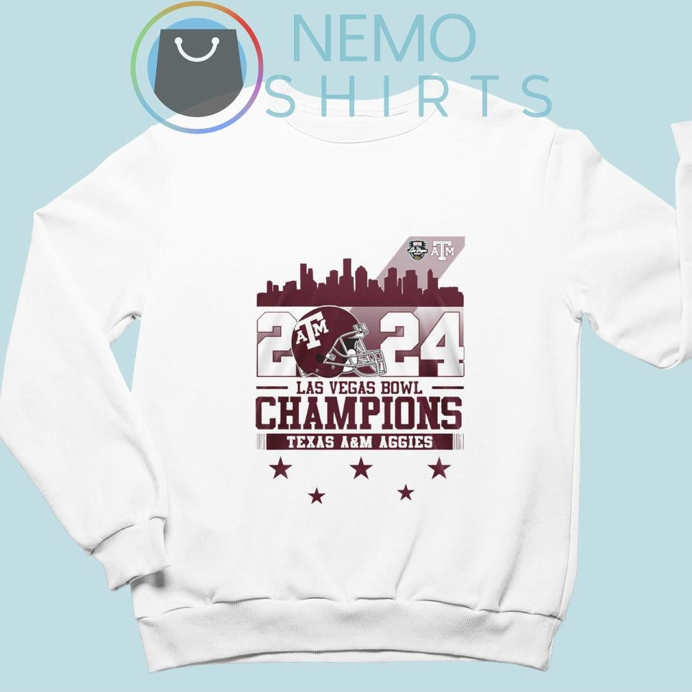 Texas A&M Aggies 2024 Las Vegas Bowl champions city - Adult & Kids T-Shirts, Sweatshirts & Hoodies apparel design preview 4
