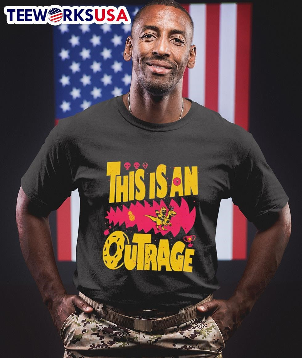 Dungeon Crawler Carl This Is An Outrage - Adult & Kids T-Shirts, Sweatshirts & Hoodies apparel design preview 1