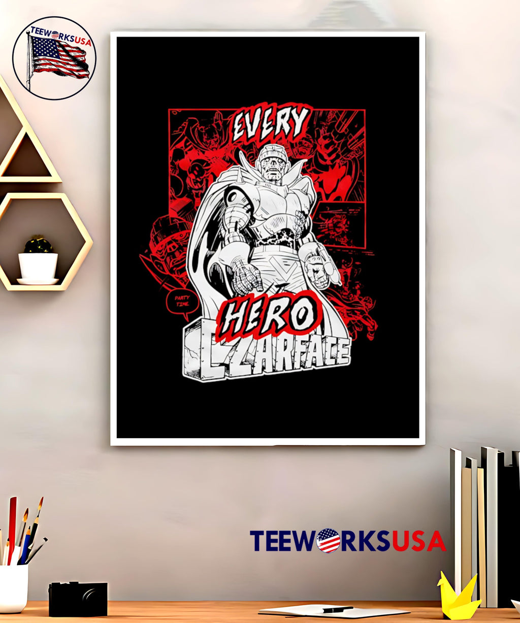 Every Hero Czarface red white - Adult & Kids T-Shirts, Sweatshirts & Hoodies apparel design preview 5