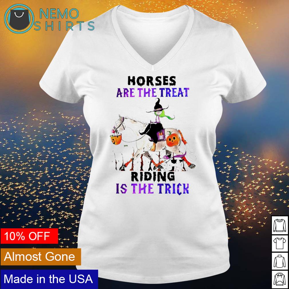 Horses are the treat riding is trick - Adult & Kids T-Shirts, Sweatshirts & Hoodies apparel design preview 5