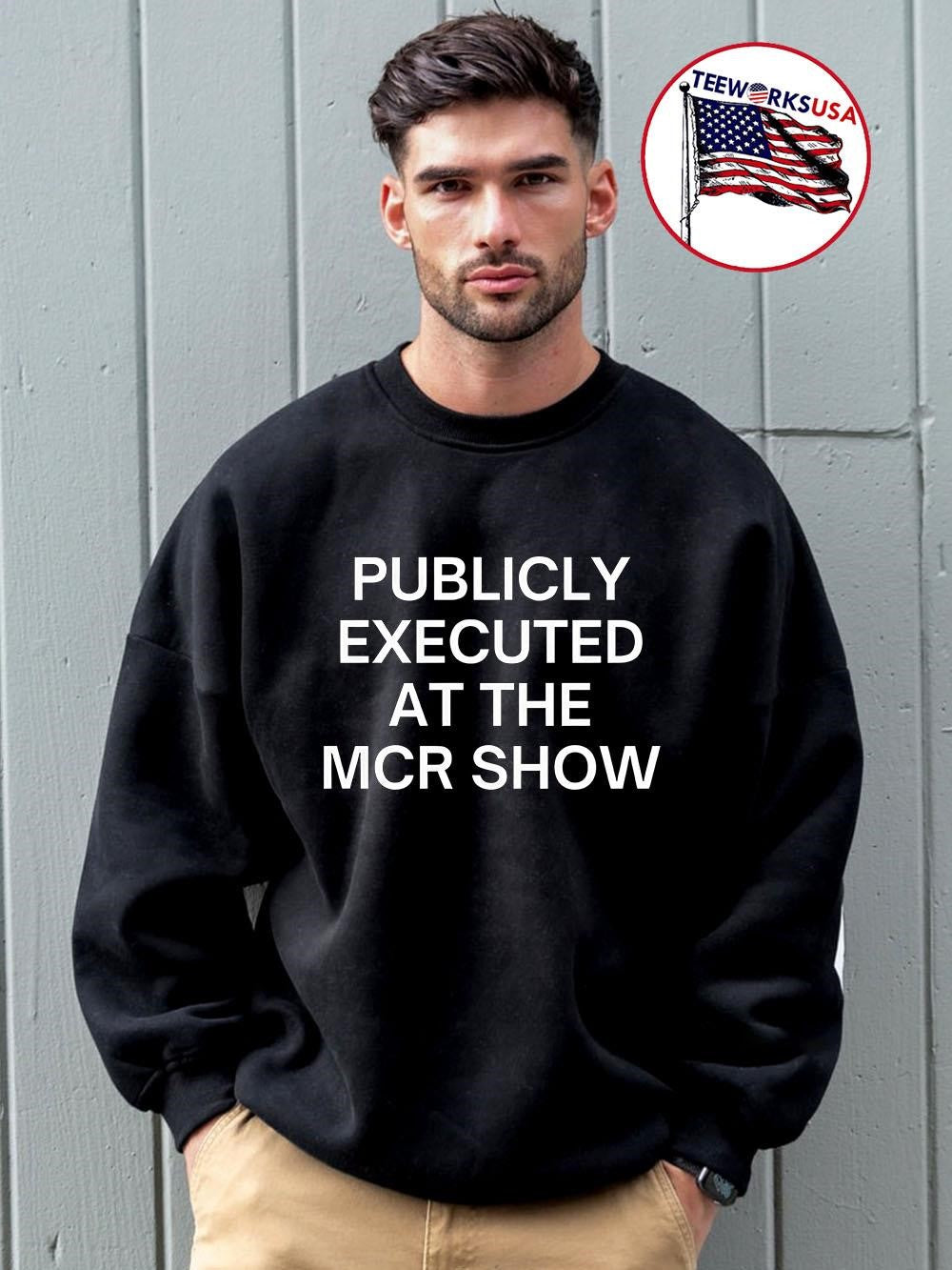 Publicly Executed At The Mcr Show - Adult & Kids T-Shirts, Sweatshirts & Hoodies apparel design preview 3