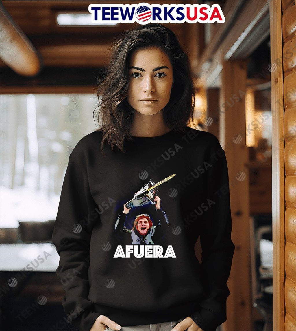 President Milei Afuera saw - Adult & Kids T-Shirts, Sweatshirts & Hoodies apparel design preview 6