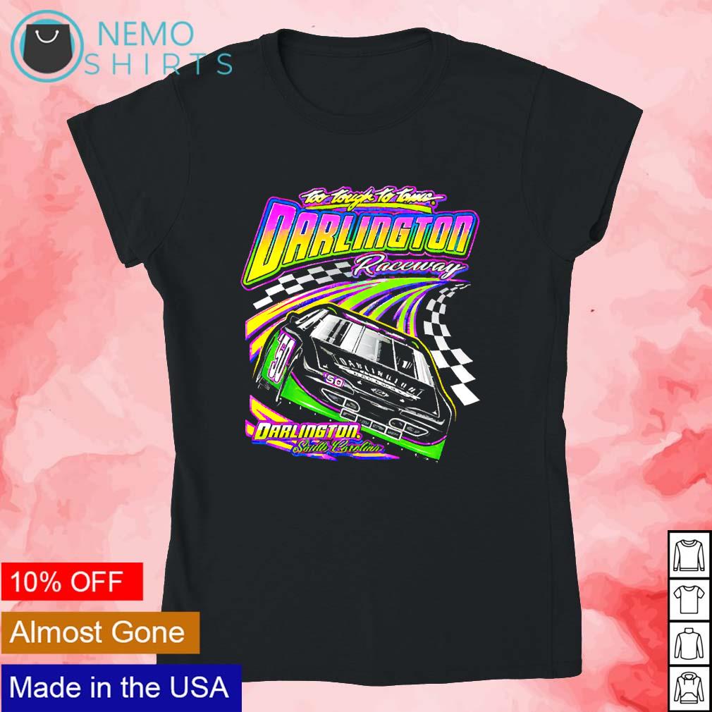 Darlington raceway throwback South Carolina - Adult & Kids T-Shirts, Sweatshirts & Hoodies apparel design preview 4