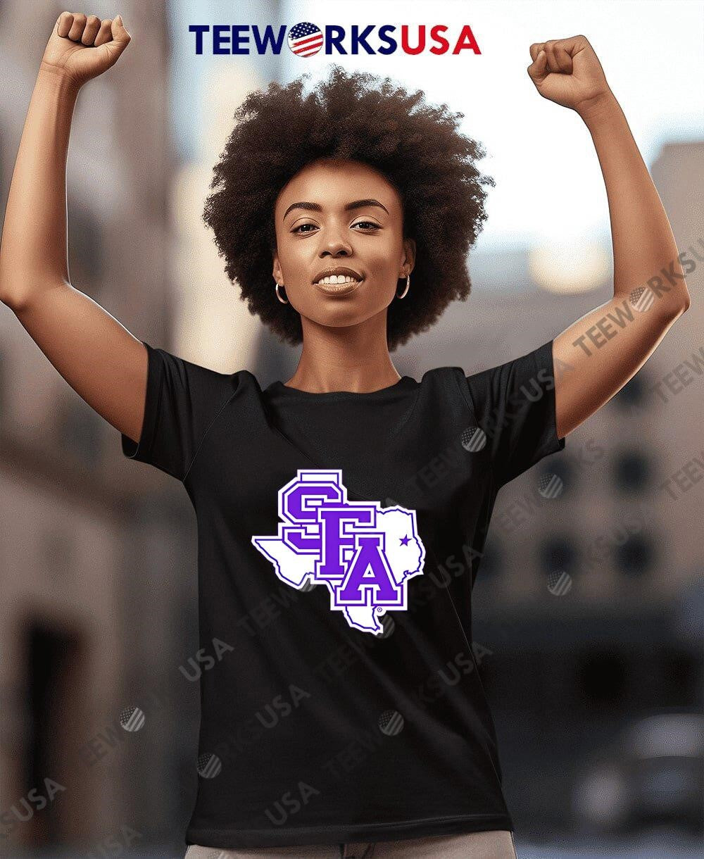 SFA Primary Logo Texas - Adult & Kids T-Shirts, Sweatshirts & Hoodies apparel design preview 8
