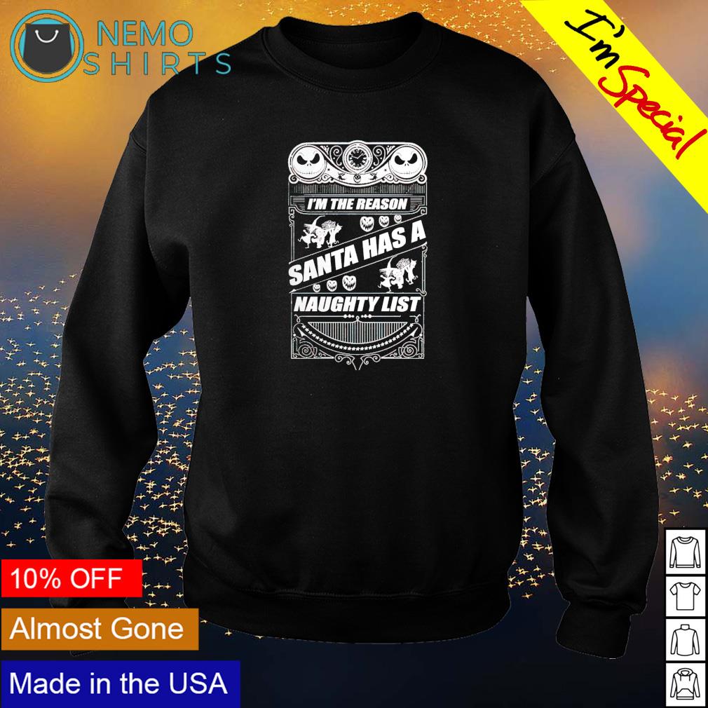 I'm the reason Santa has a naughty list - Adult & Kids T-Shirts, Sweatshirts & Hoodies apparel design preview 4