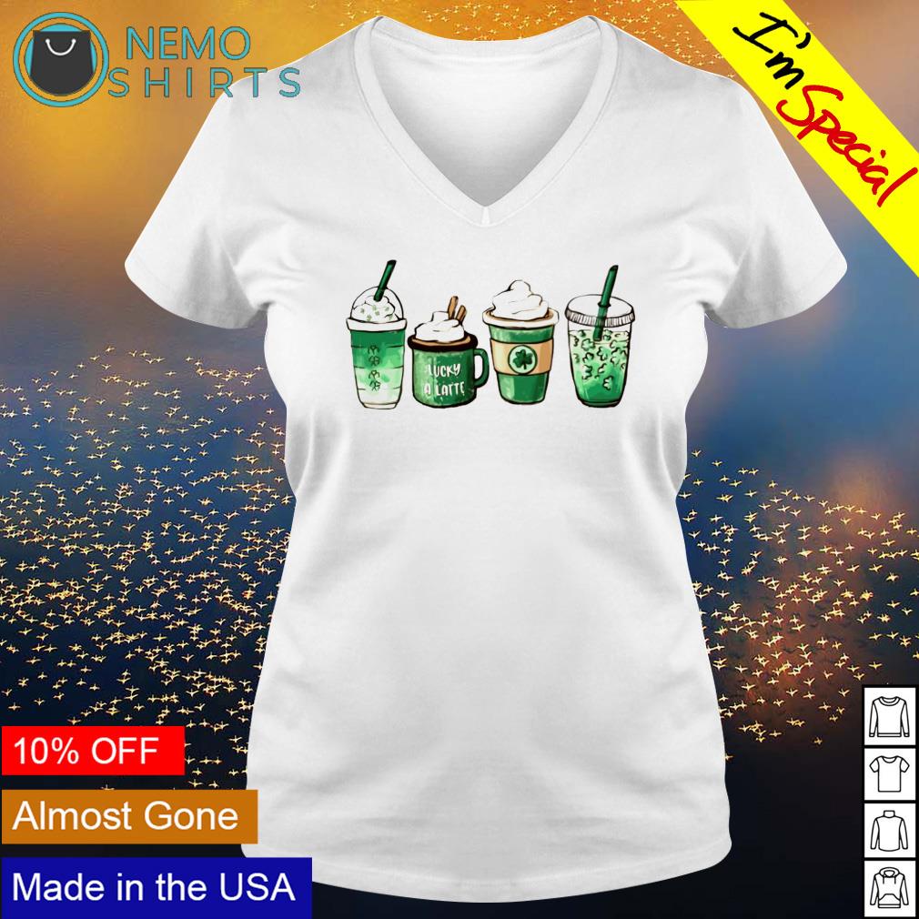 St Patrick cup of coffee - Adult & Kids T-Shirts, Sweatshirts & Hoodies apparel design preview 5