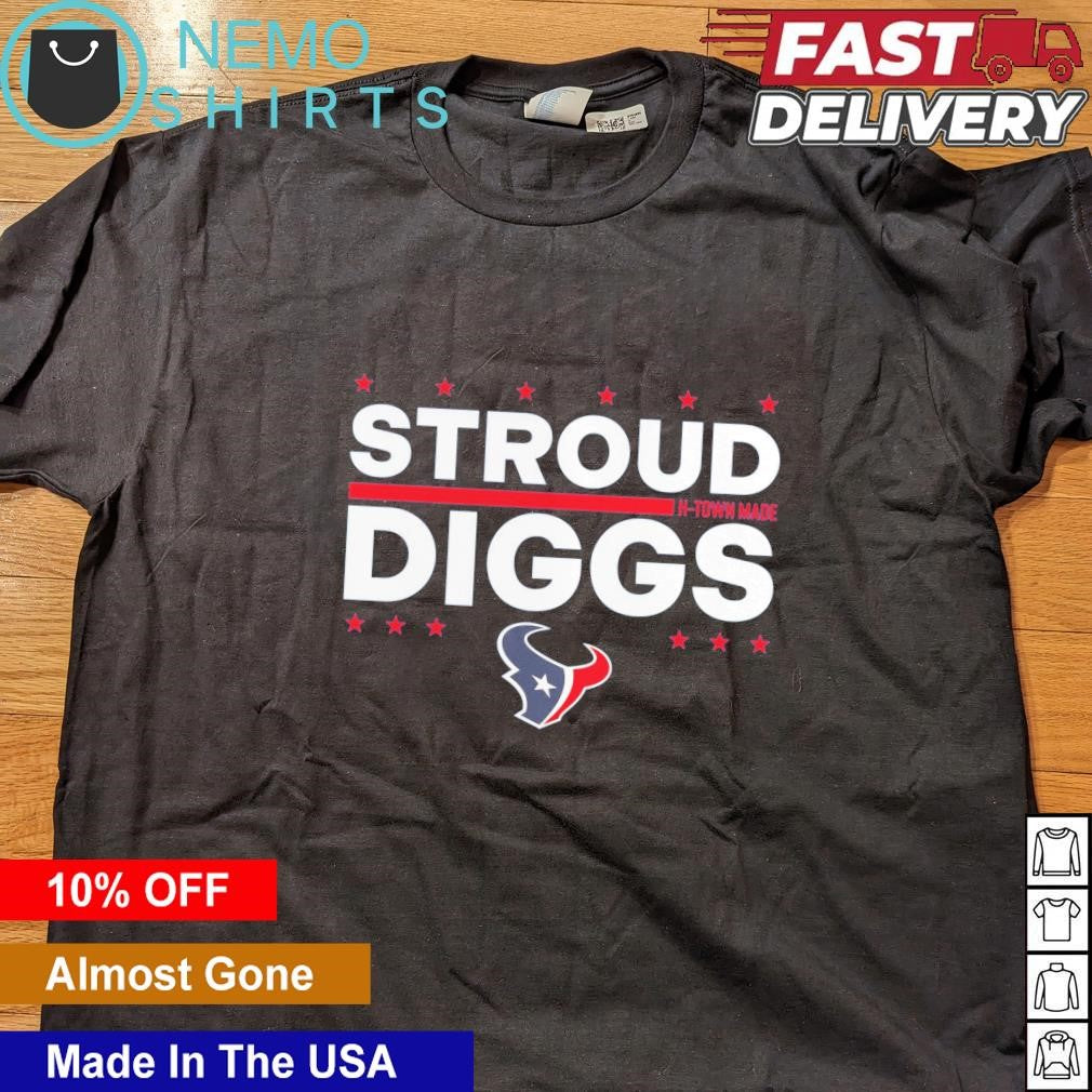 CJ Stroud and Stefon Diggs Houston Texans H-town made - Adult & Kids T-Shirts, Sweatshirts & Hoodies apparel design preview 4