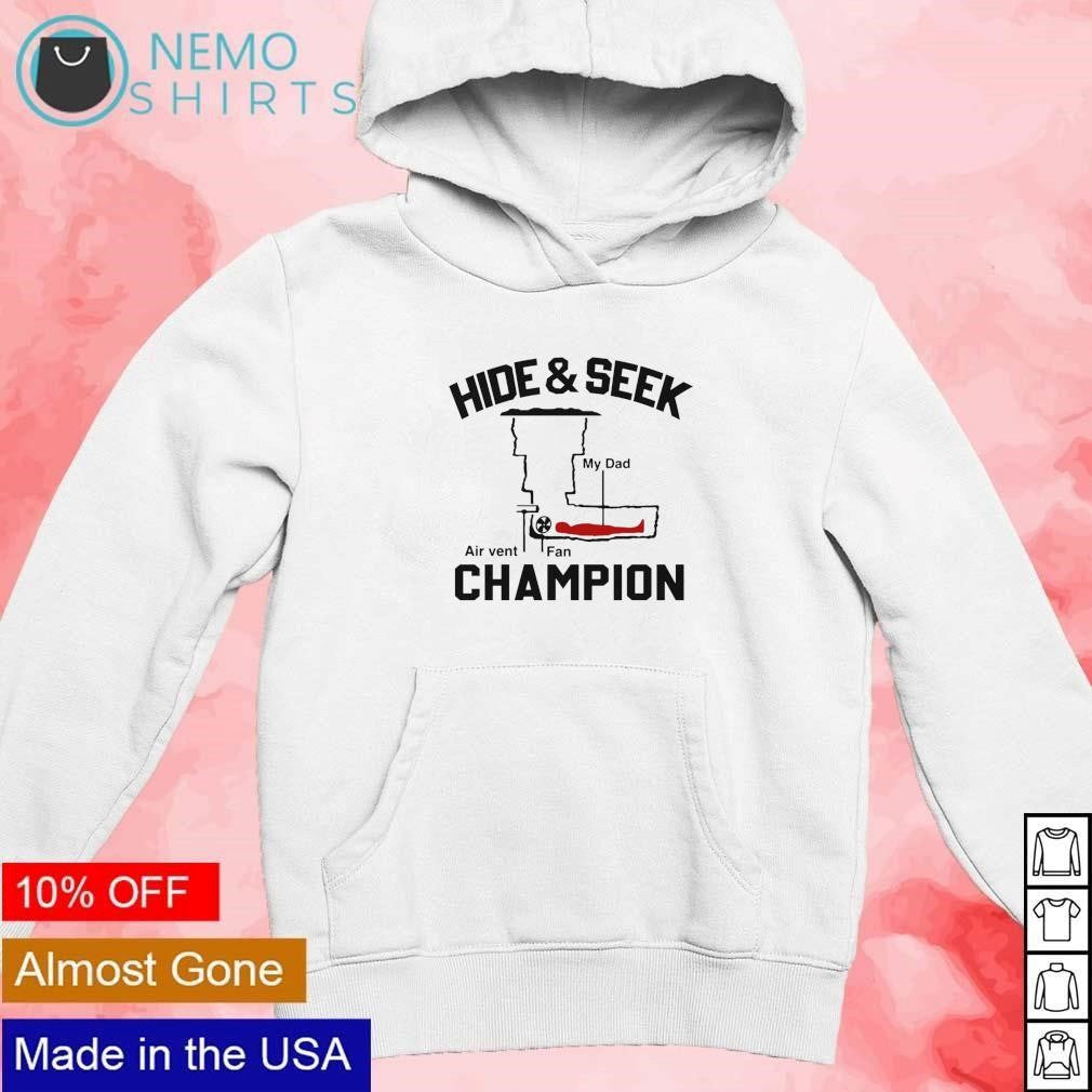 Hide and seek air vent fan champion - Adult & Kids T-Shirts, Sweatshirts & Hoodies apparel design preview 2
