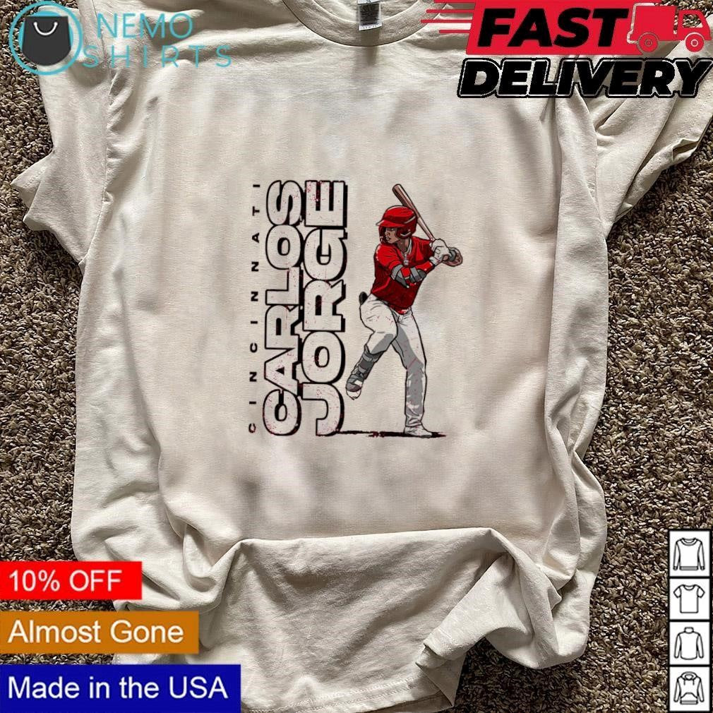 Carlos Jorge Cincinnati baseball player - Adult & Kids T-Shirts, Sweatshirts & Hoodies apparel design preview 3