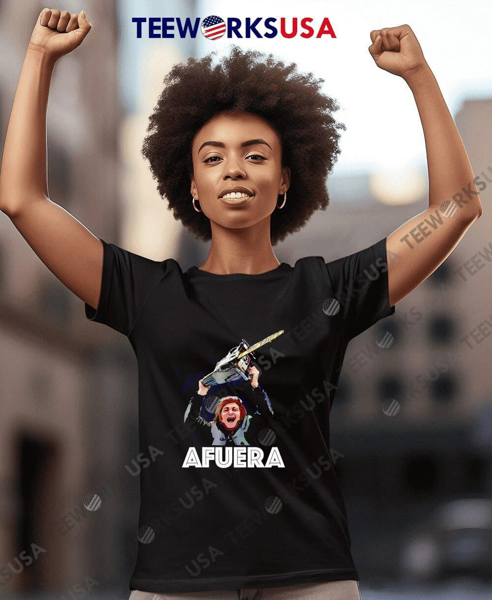 President Milei Afuera saw - Adult & Kids T-Shirts, Sweatshirts & Hoodies apparel design preview 7