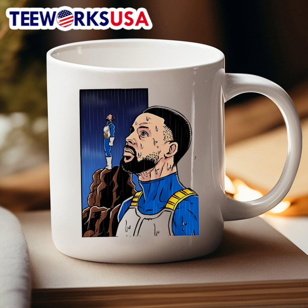 Dragon Ball Z Stephen Curry Vegeta Rainy Day - Adult & Kids T-Shirts, Sweatshirts & Hoodies apparel design preview 4