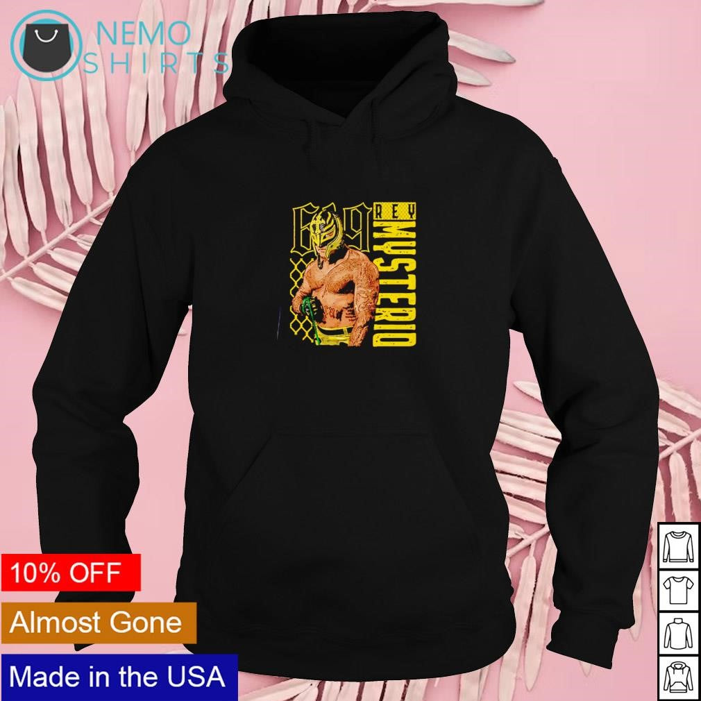 Rey Mysterio wrestling pose - Adult & Kids T-Shirts, Sweatshirts & Hoodies apparel design preview 2