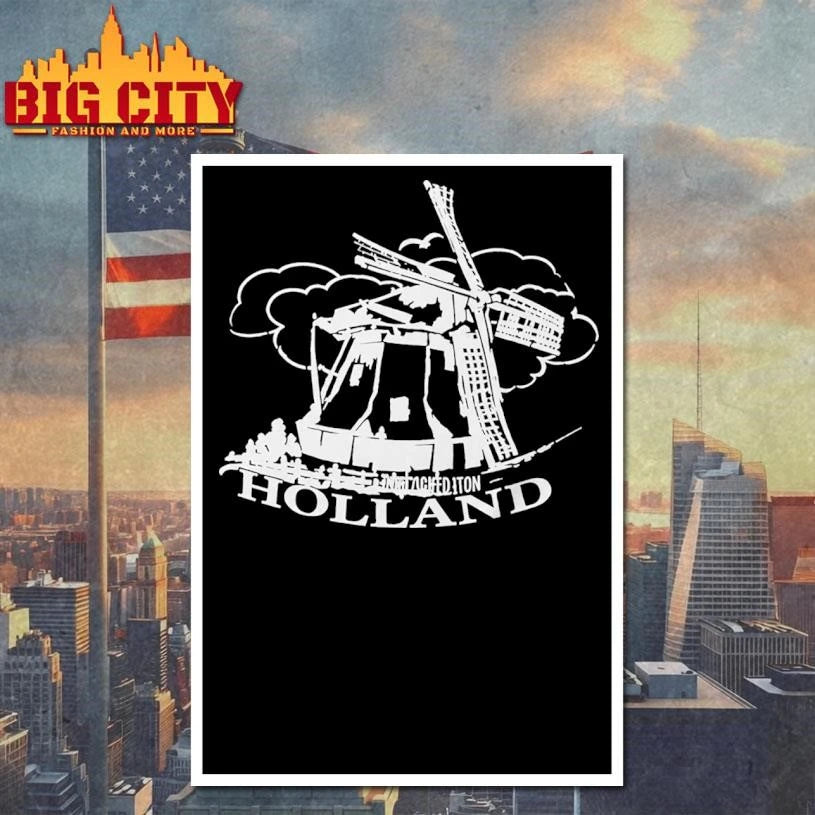 Jaafar Jackson Holland Windmill Graphic - Adult & Kids T-Shirts, Sweatshirts & Hoodies apparel design preview 4