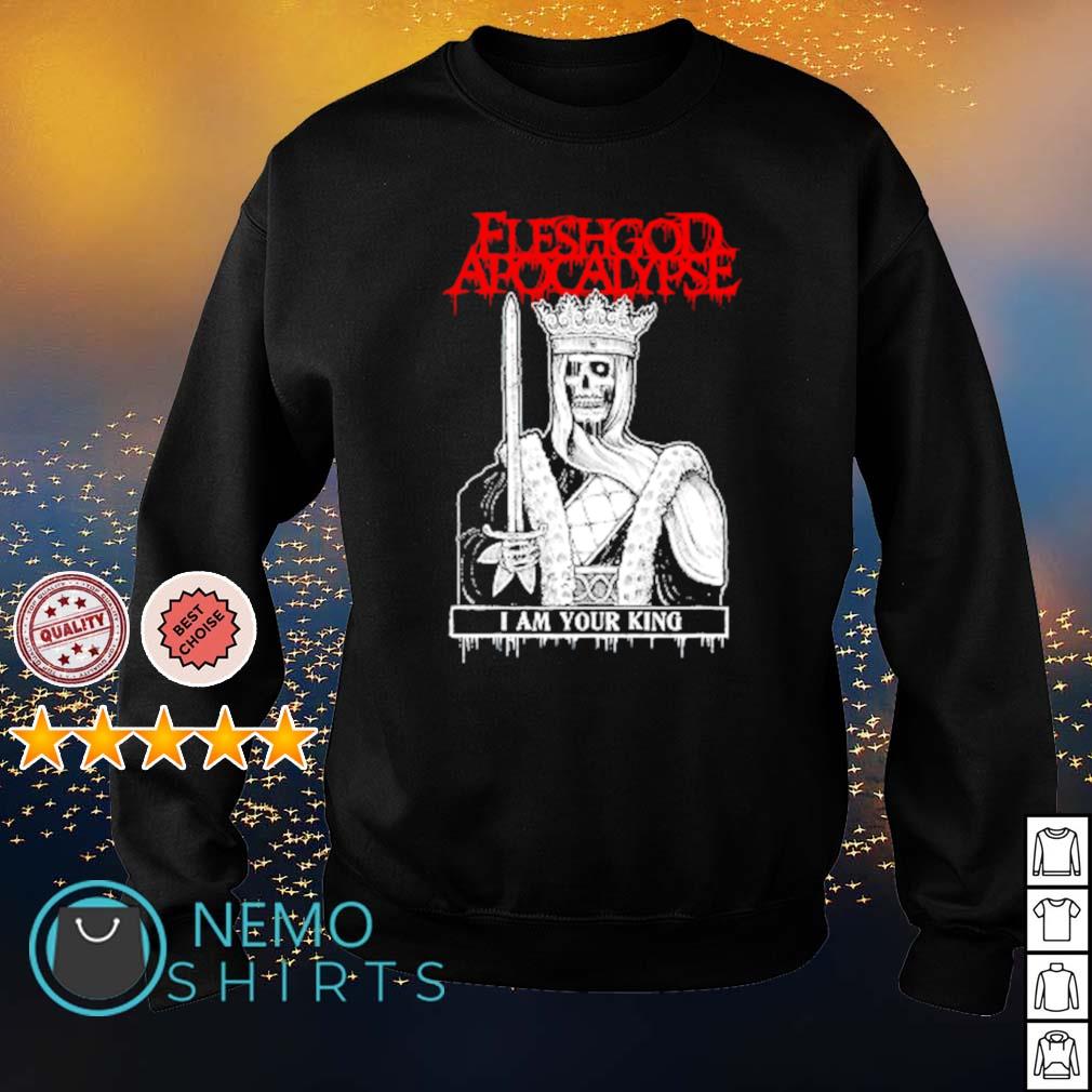 Fleshgod Apocalypse I am your King - Adult & Kids T-Shirts, Sweatshirts & Hoodies apparel design preview 4