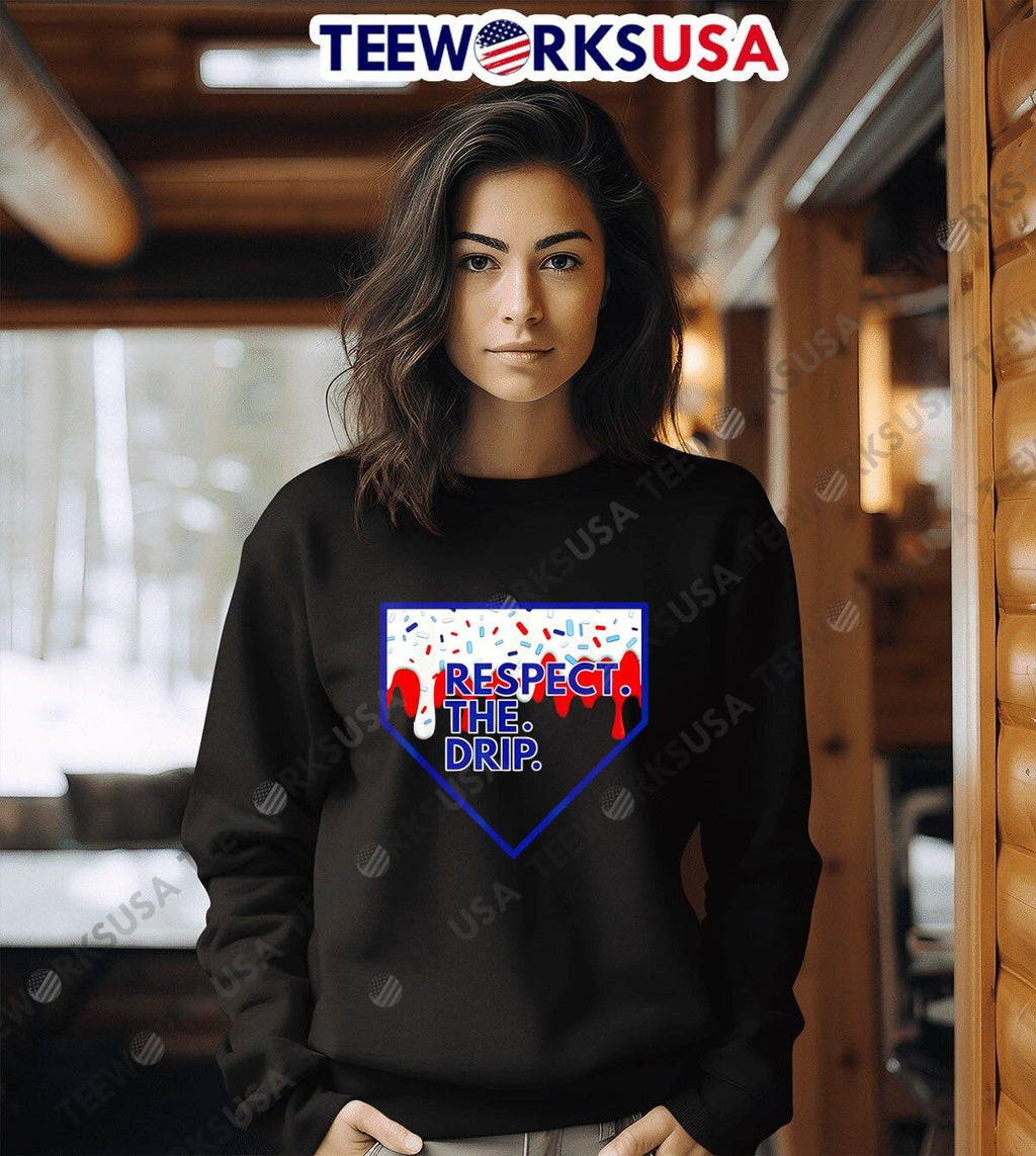 Respect The Drip baseball - Adult & Kids T-Shirts, Sweatshirts & Hoodies apparel design preview 6