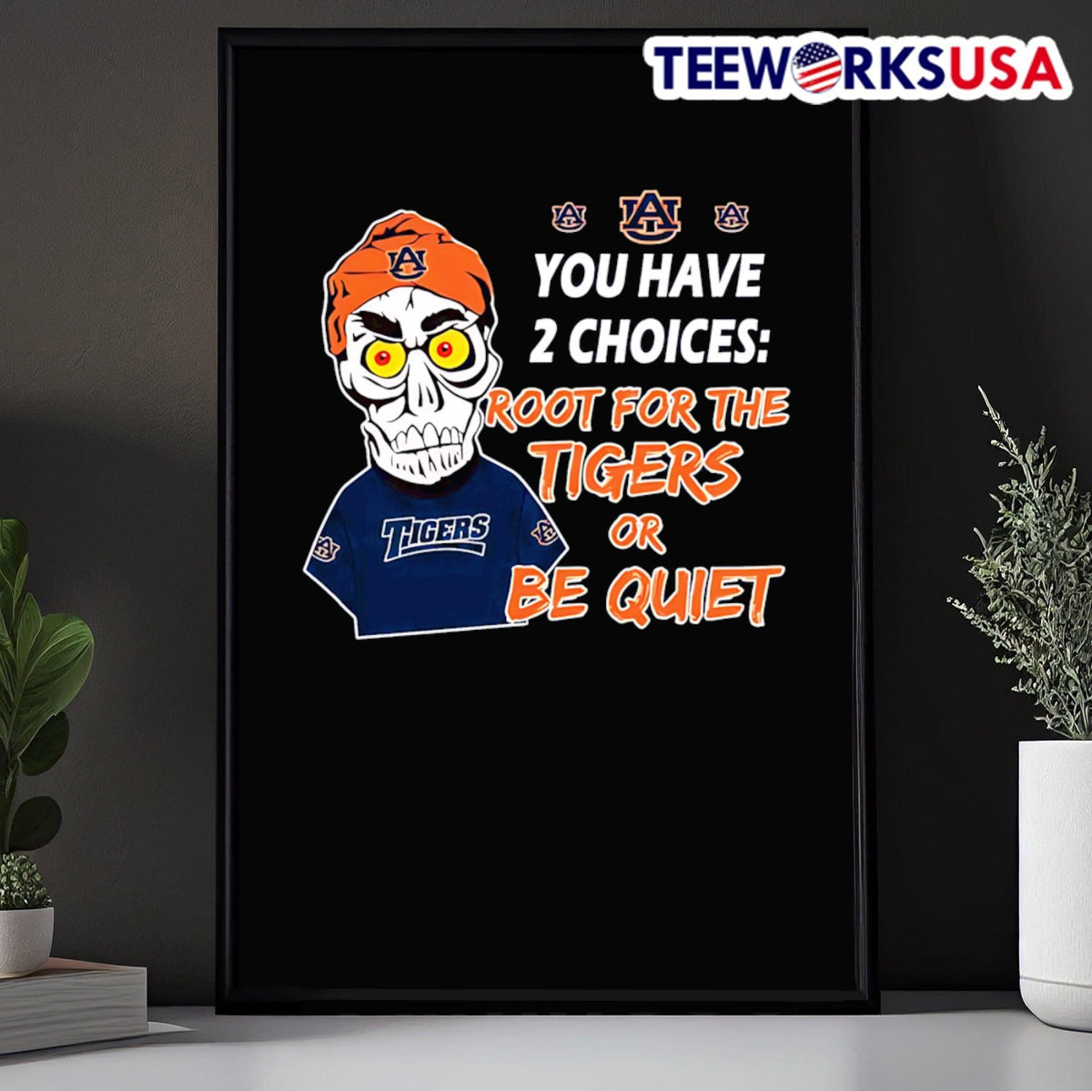 Auburn Achmed you have 2 choices root for the Tigers - Adult & Kids T-Shirts, Sweatshirts & Hoodies apparel design preview 5
