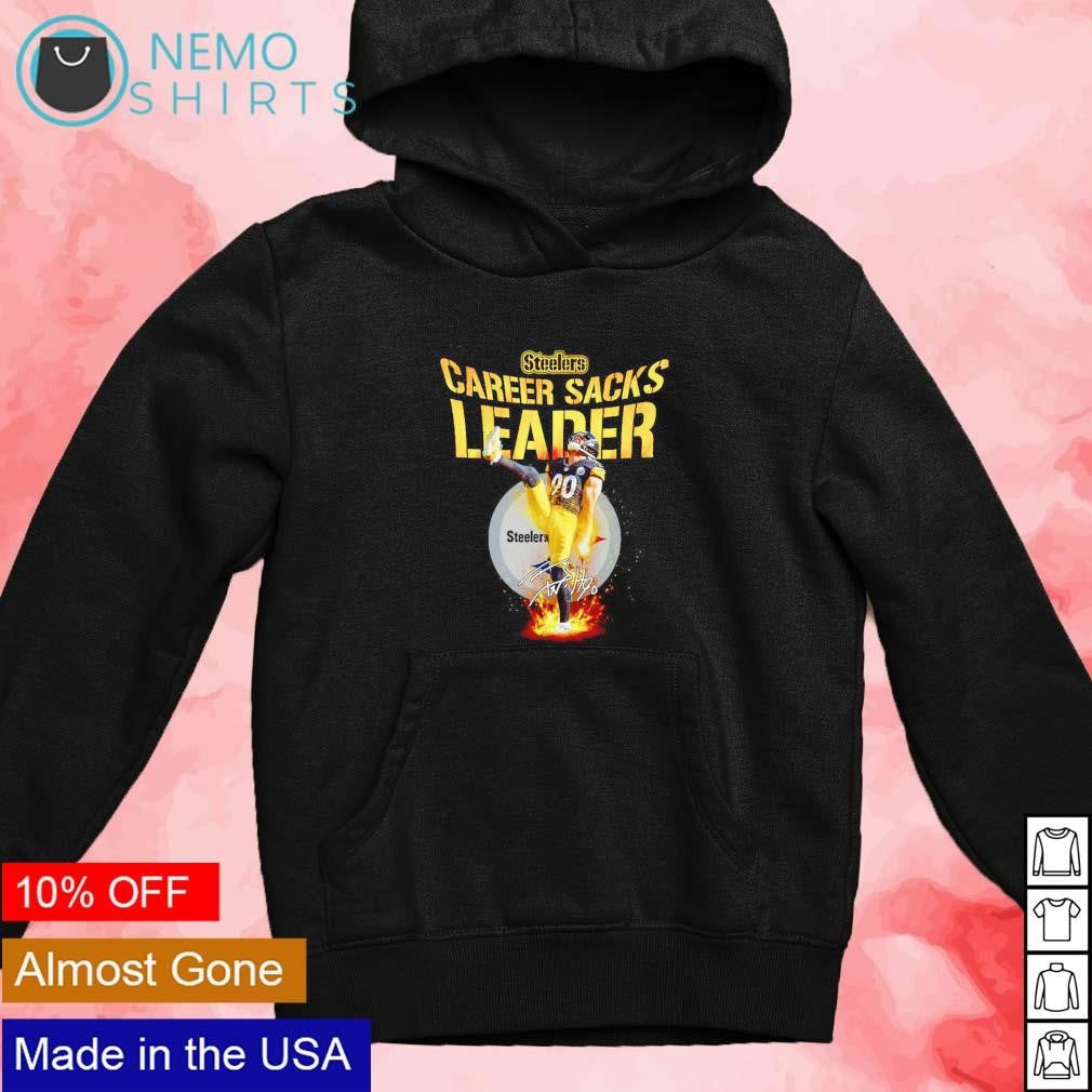 Steelers Career Sacks leader signature - Adult & Kids T-Shirts, Sweatshirts & Hoodies apparel design preview 2