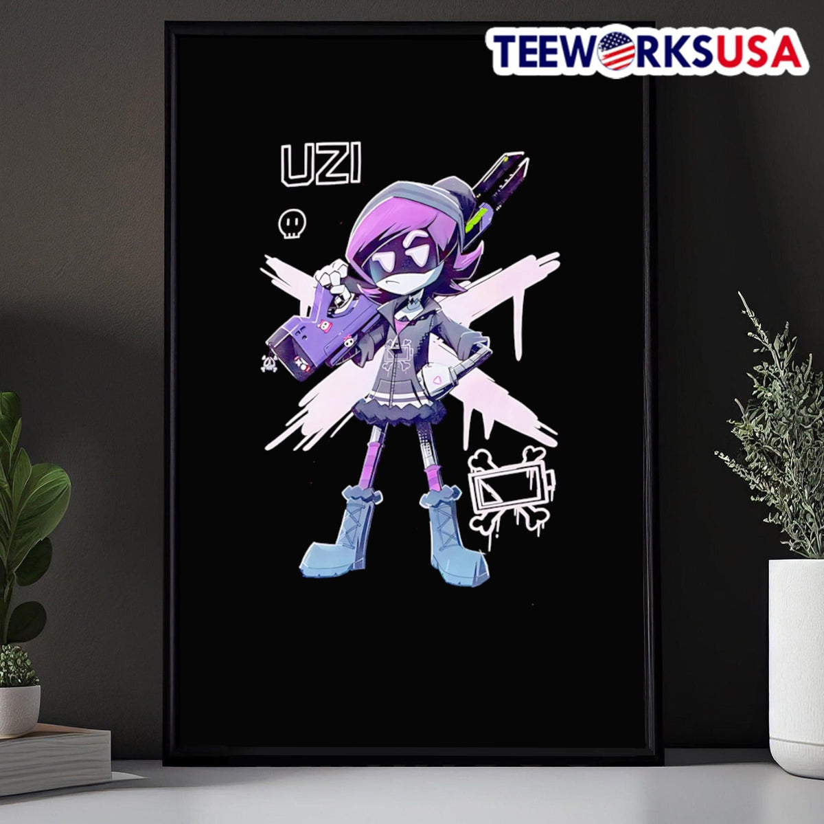 Murder Drones Uzi - Adult & Kids T-Shirts, Sweatshirts & Hoodies apparel design preview 5
