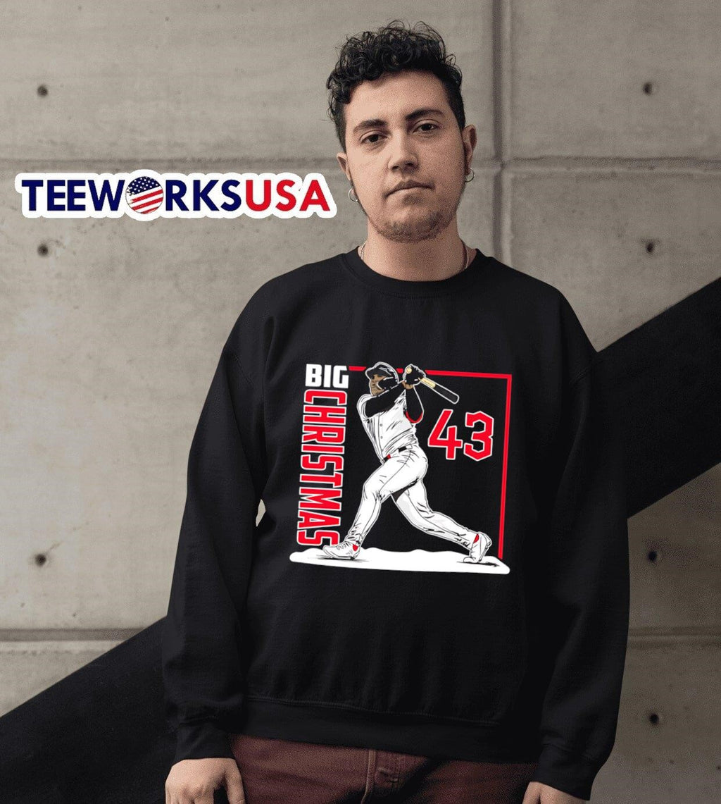 Big Christmas 43 Jhonkensy Noel baseball - Adult & Kids T-Shirts, Sweatshirts & Hoodies apparel design preview 3