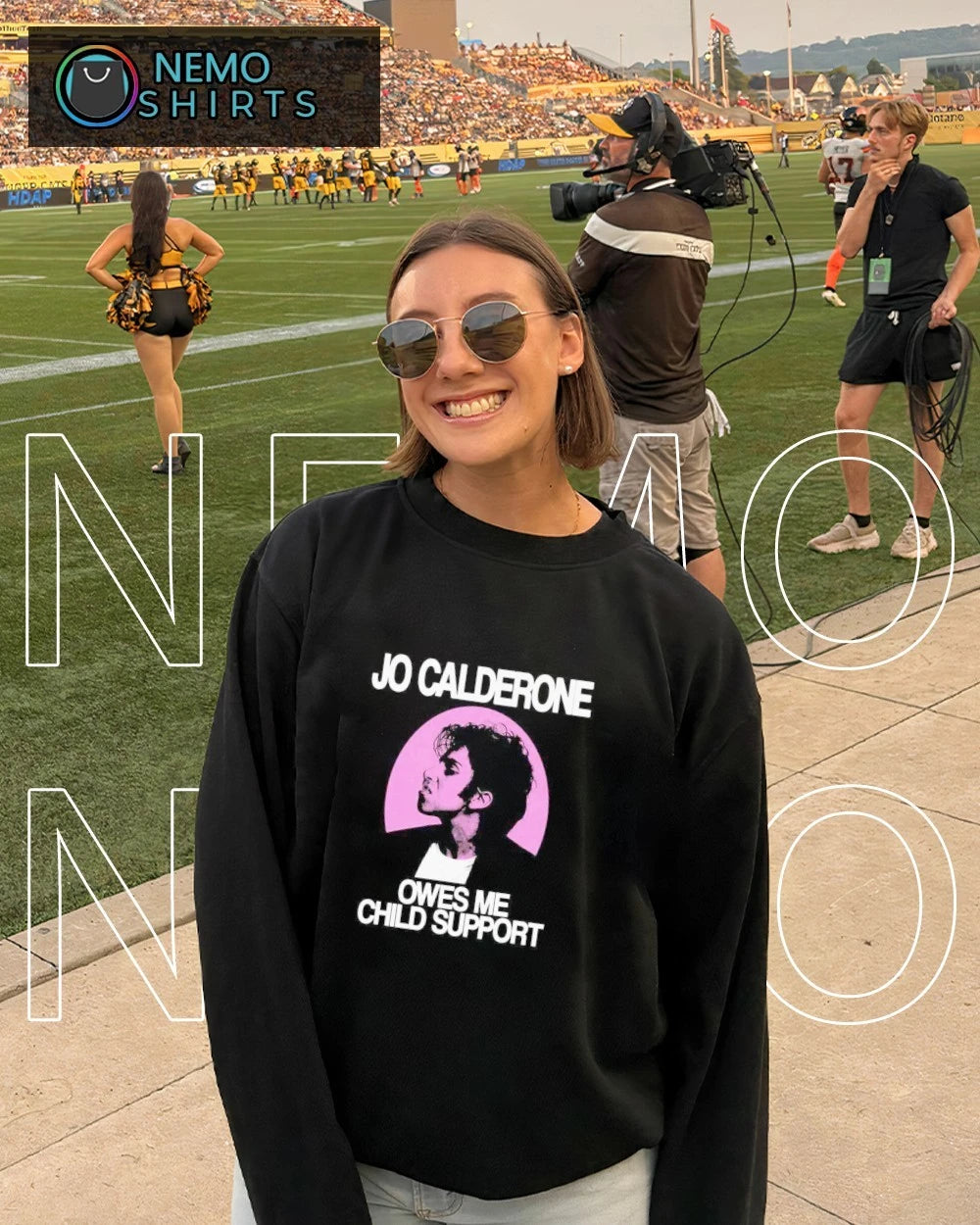 Jo Calderone Owes Me Child Support Gaga - Adult & Kids T-Shirts, Sweatshirts & Hoodies apparel design preview 5